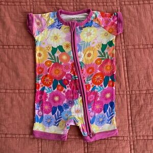 Little Sleepies Rainbow Blooms Shorty
